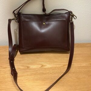 Madewell Transport Shoulder Crossbody Bag - Espresso Bean